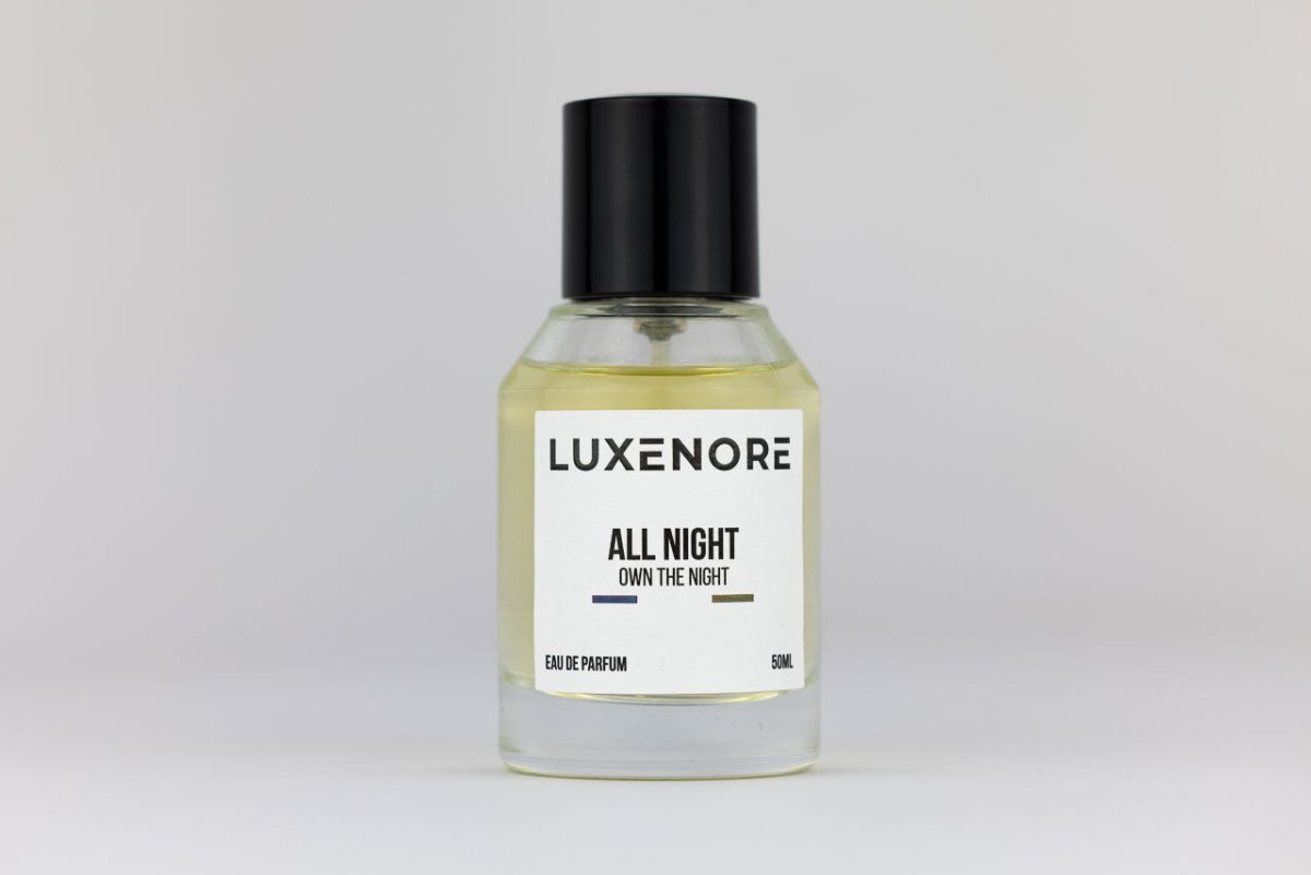 Butelka perfum Luxenore ALL NIGHT – niszowe perfumy - orientalno-drzewno-korzenne